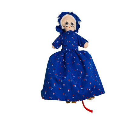 Vintage Topsy Turvy Doll Red Riding Hood Granny 8" Flip Toy