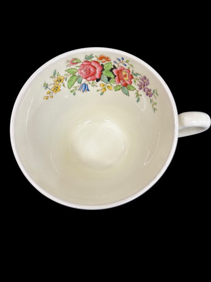 1940s Wellesley Wedgwood Ullswater China Teacup and Saucer