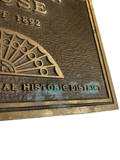 Vintage House Plaque Smithson House River Street National Historic District