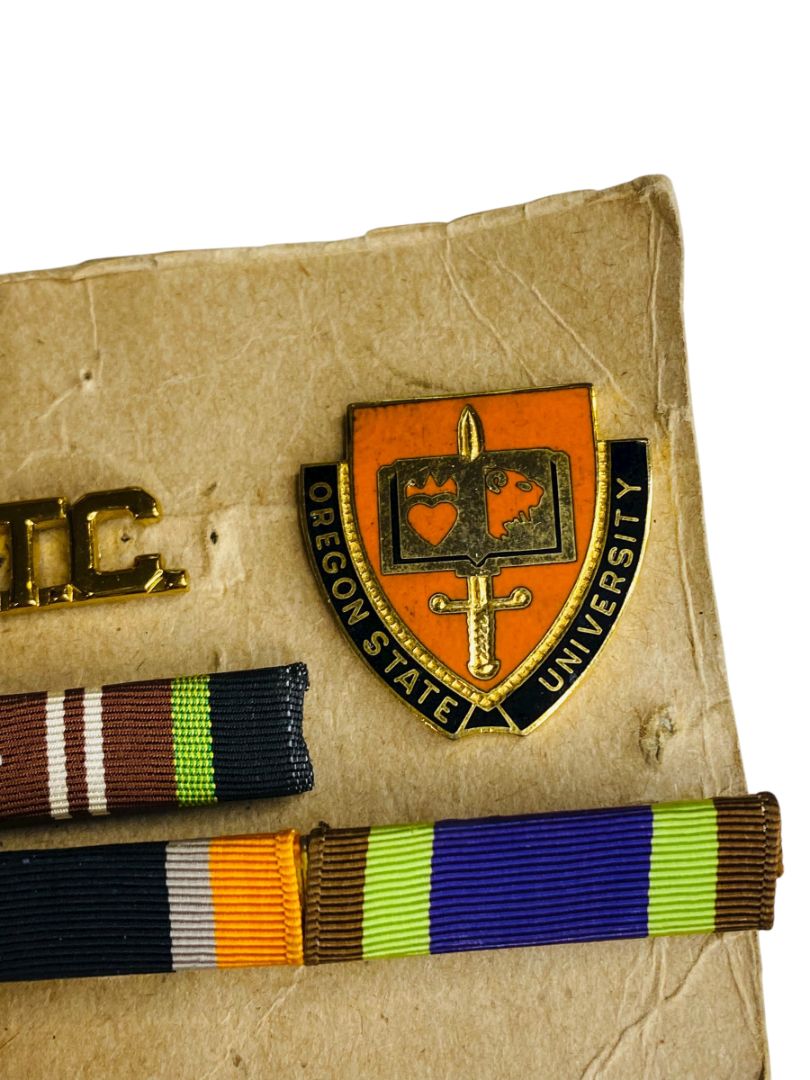 Vintage ROTC Pins Bar Oregon State University Lot of 4