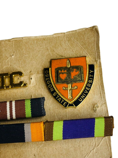 Vintage ROTC Pins Bar Oregon State University Lot of 4