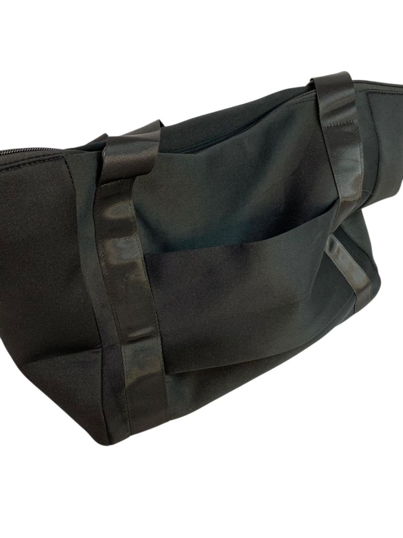 Ebay Branded Black Neoprene Tote Travel Bag 22 x 14x 7  Bag Rainbow Strap New