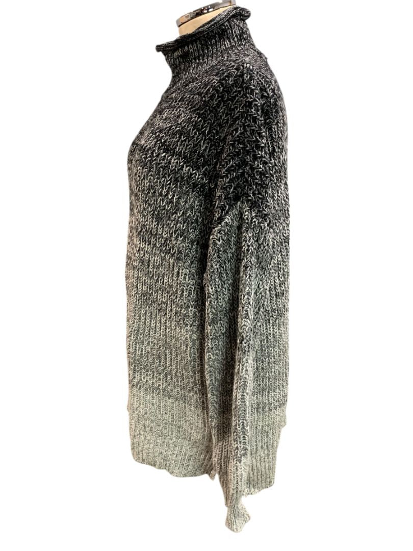 Size XL Haven Well Within Womens Chunky Knit Roll Turtleneck Sweater