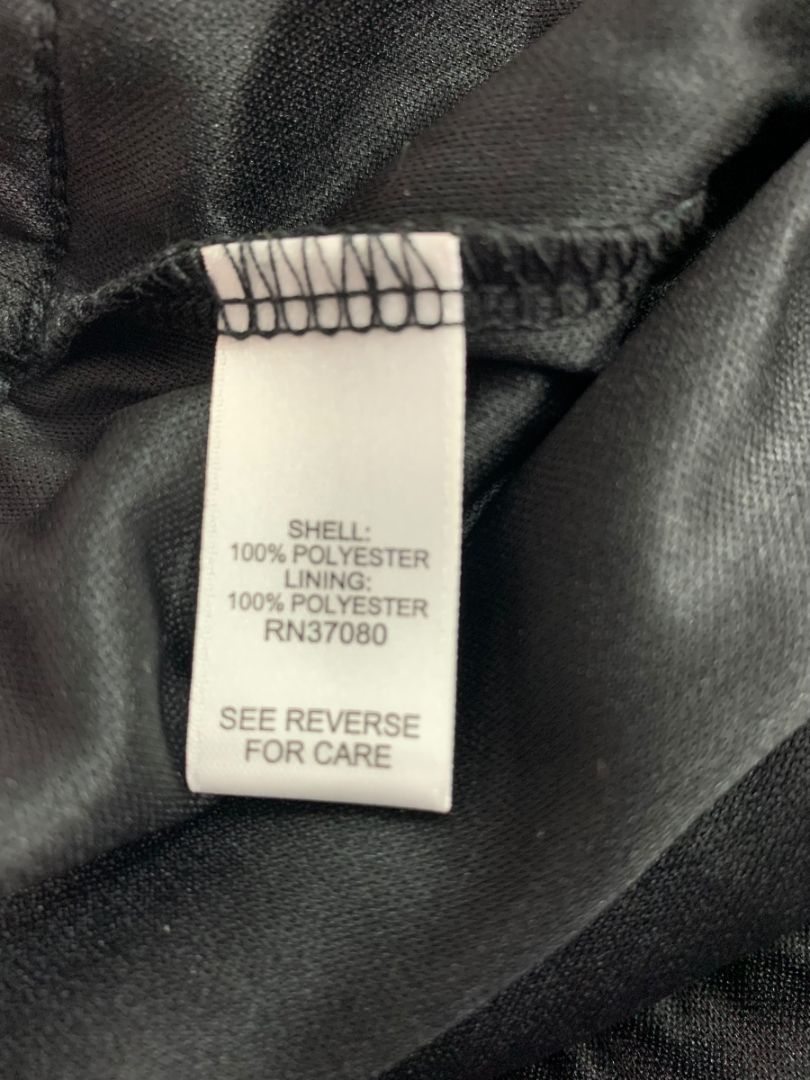 Size 22/24 Cato New Pull On Midi Skirt Black Glittered Tulle