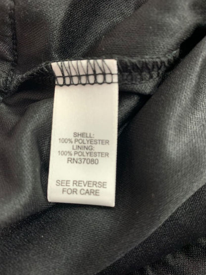 Size 22/24 Cato New Pull On Midi Skirt Black Glittered Tulle