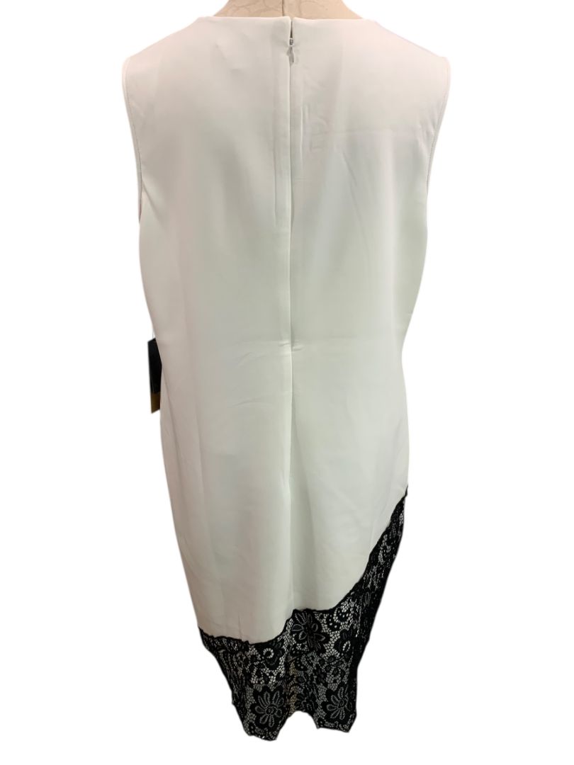 Size 18 Maree Pour Toi New Sheath Dress Ivory Black Lace Sleeveless