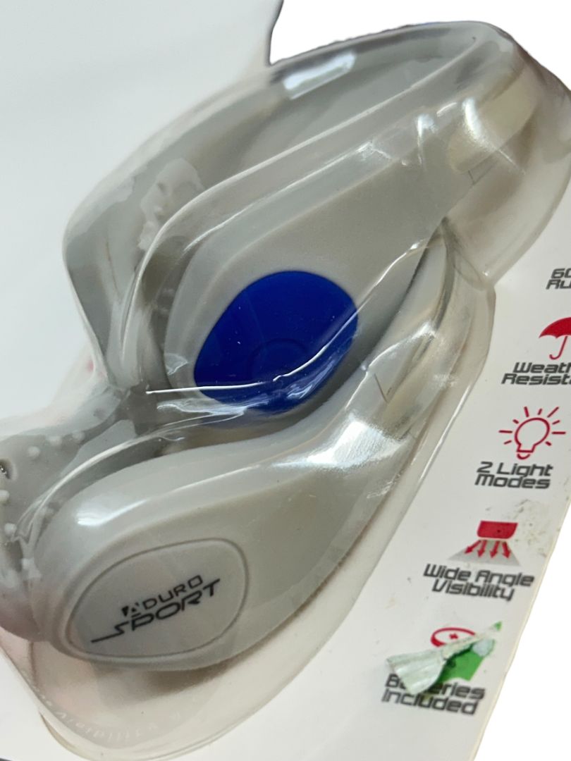 Aduro Sport Color Strides Blue Light Shoe Running Clips Ultra Bright LED New