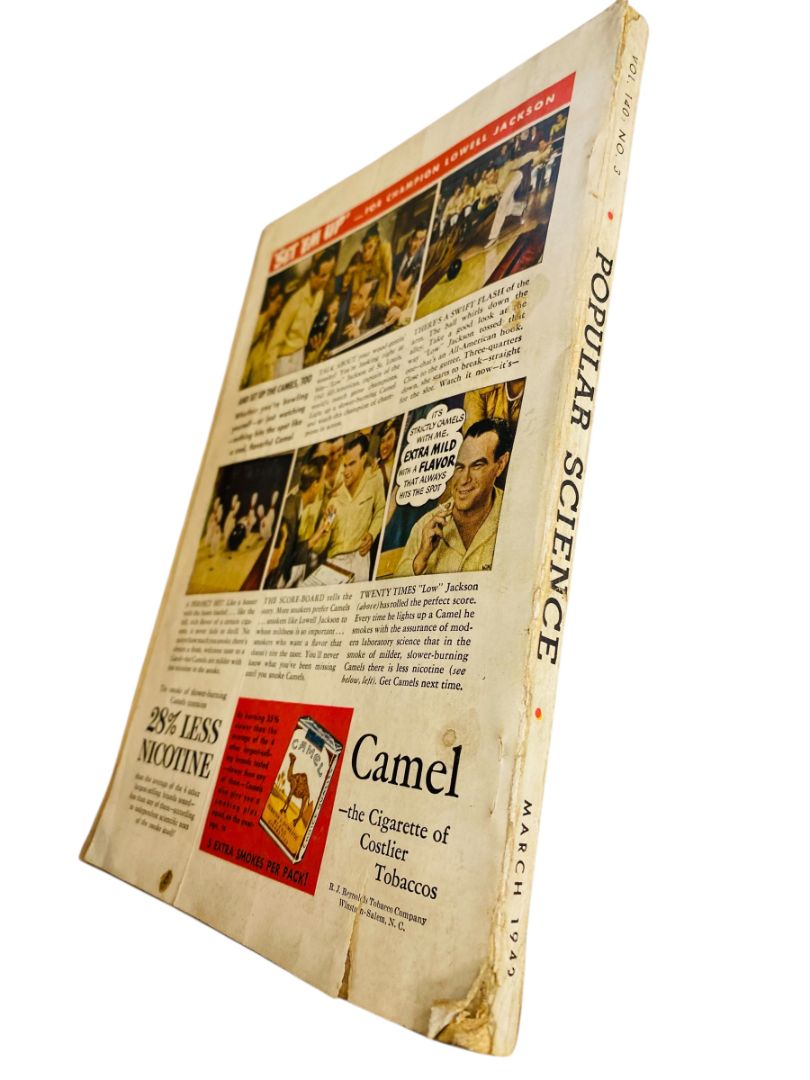 Popular Science March 1942 Magazine Fighting the Submarine Menace