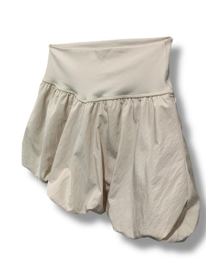 Size Medium Offline by Aerie Bubble Mini Skirt Ivory Skort Undershort