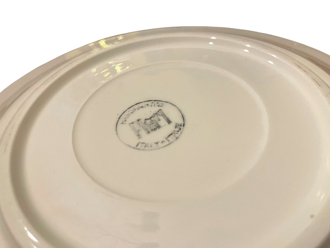 Set of 3 Pier 1 Christmas Tree 9.5" Salad Plates Pottery Christmas