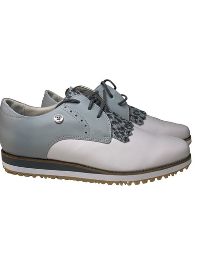 Size 9.5M FootJoy Womens FJ Sport Retro Kiltie Golf Shoes Leather 92395