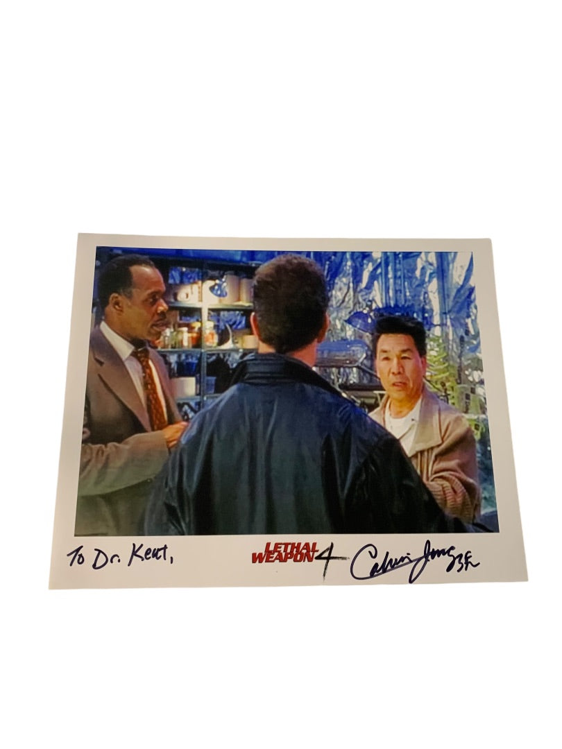 Signed Calvin Jung Lethal Weapon 4 Personalized Autograph 8x10 Photo