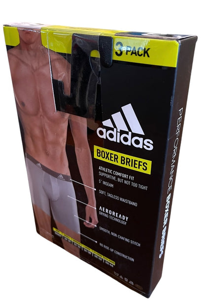 Small Adidas Performance Boxer Brief 3 Pack Black NWT