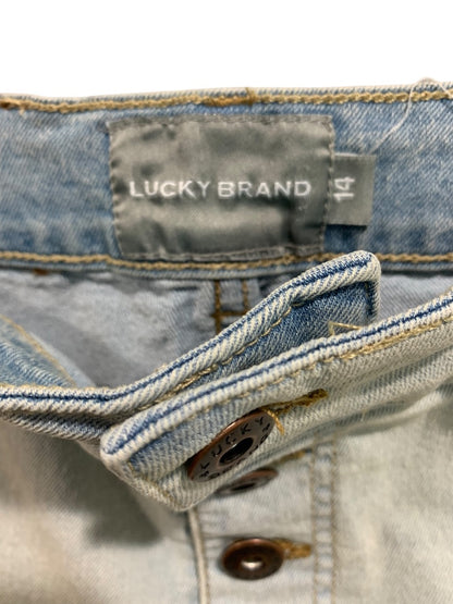 Size 14 Lucky Brand Girls New Jean Shorts High Waist Buttonfly