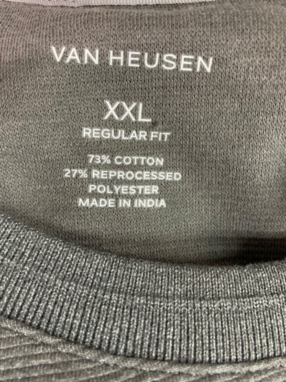 XXL Van Heusen Mens New Iron Gate Crewneck Pullover Shirt