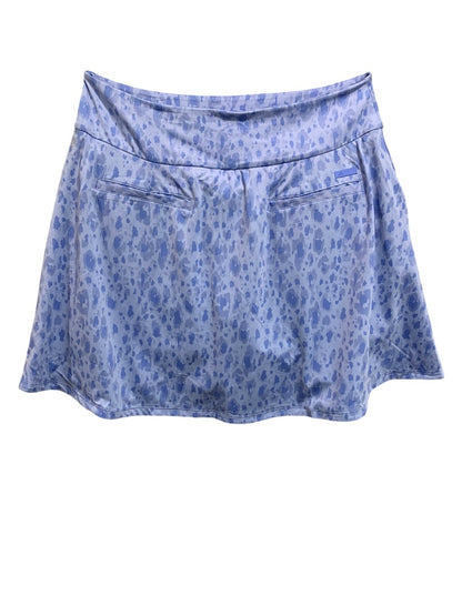 Small Adidas Womens New Print Blue Fusion Golf Skort HT1278