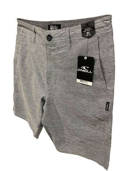 Size 31 O'Neill Mens New Hybrid Drifter Shorts Standard Fit Gray