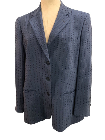 Size 48 (US 16) Sergio Pellari Womens Silk Blend Blazer Jacket