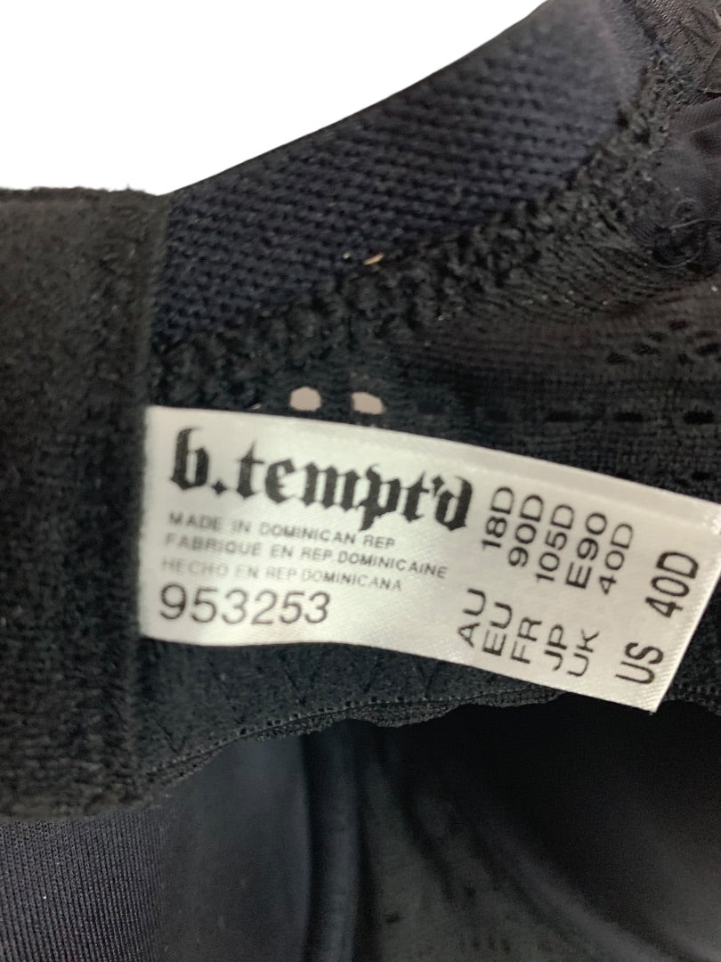 40D b.tempt'd by Wacoal New Bra Foundation Tshirt Black Underwire