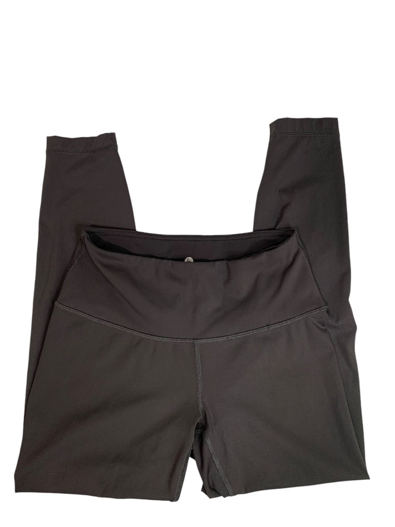 Small 90 Degree by Reflex Womens Black Activewear Leggings Crop