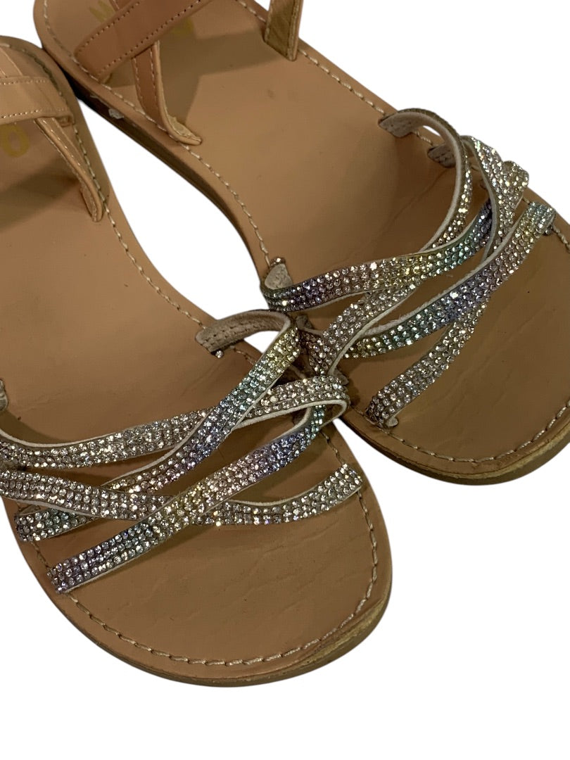 Size 2 Mix No6 Girls Sandals Rhinestones Flat Stella Strappy