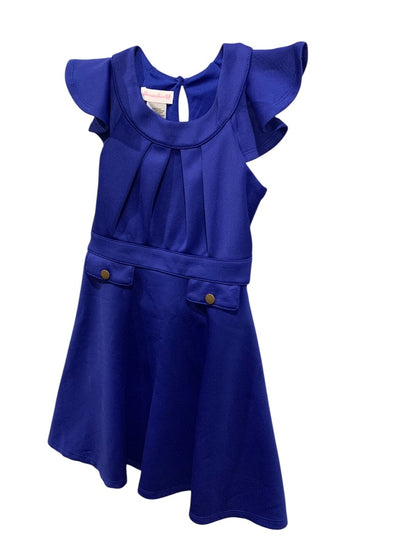 Size 8 Bonnie Jean Girls Royal Blue A-Line Dress