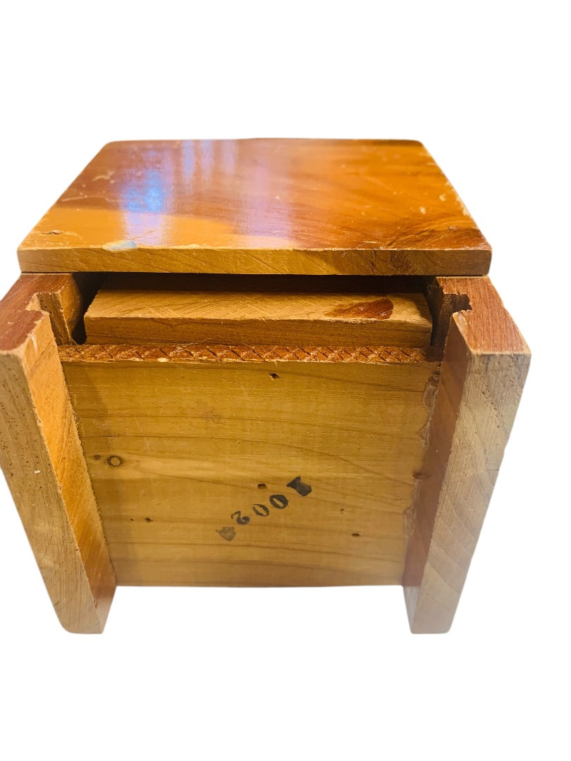 Small Trinket Jewelry Box Great Smoky Mts 2 Drawer 3.75 Inches High