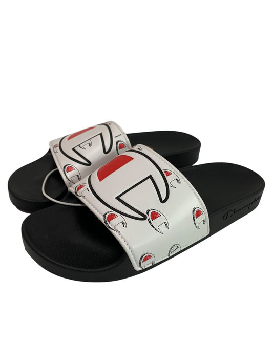 Size 8 Champion Mens New Slides IPO Repeat Logo