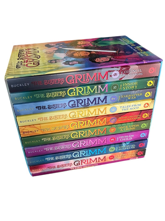Set of 9 The Sisters Grim & Journal Box Set Paperback Books