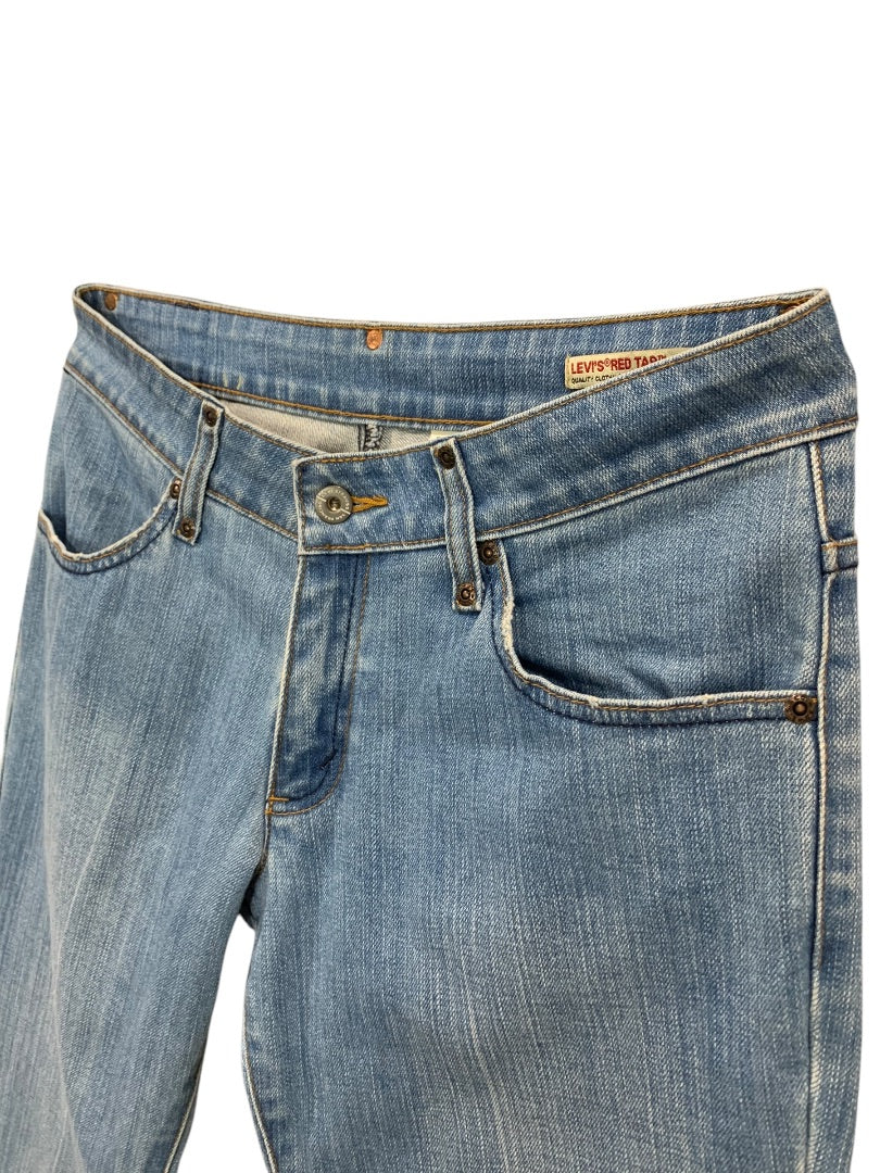 Size 30 Levis Red Tab Jeans Womens Boot Cut Denim 31 Inch Inseam