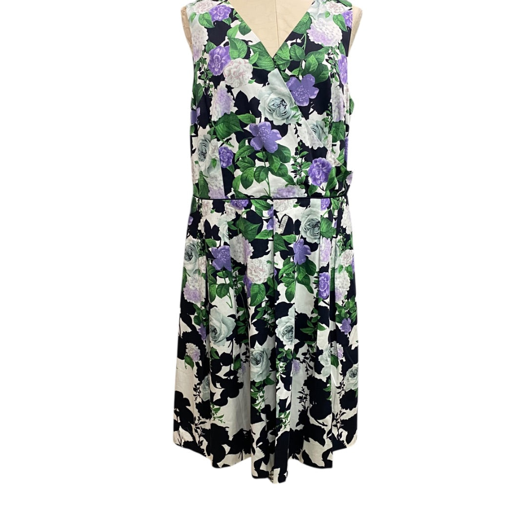 Size 16 Talbots The Oprah Magazine Collection New Floral Dress Pockets