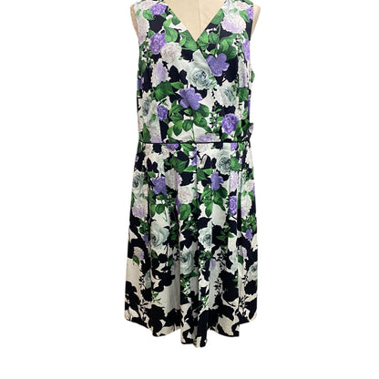 Size 16 Talbots The Oprah Magazine Collection New Floral Dress Pockets