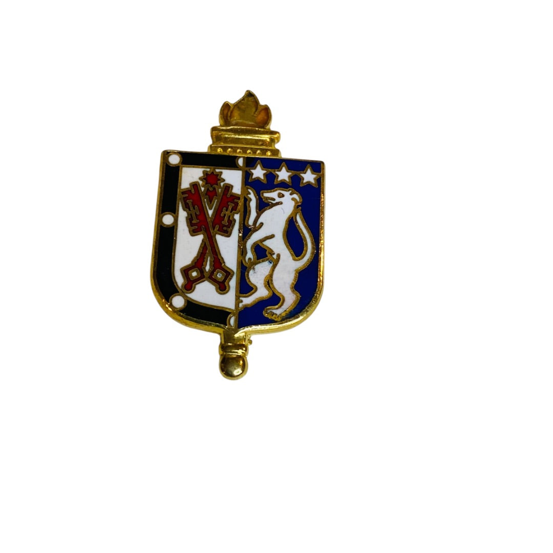 3rd Infantry Division Crest Pin Unit Insignia Badge USA Military Vintage