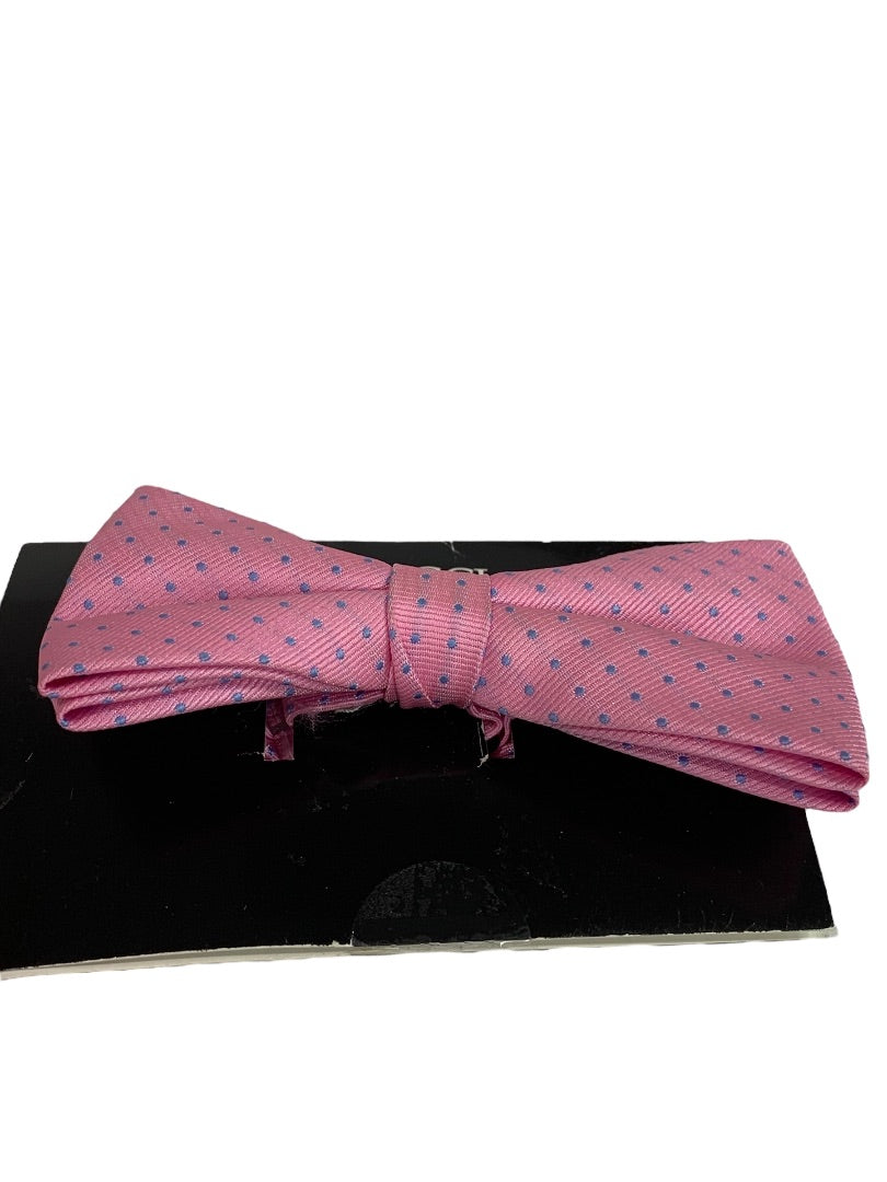 Fashion Banded Bow Tie Pre-Tied Pink Blue Dot Pastel New Adjustable
