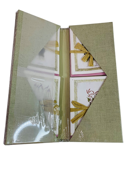 Book of Notes Botanicals New 24 Note Cards and Envelopes 4 Designs
