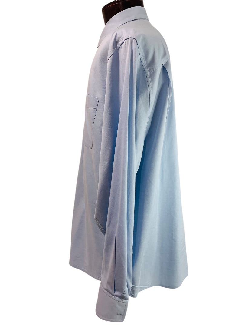 XL Tommy Bahama Mens Button Up Silk Blend Dress Shirt Light Blue