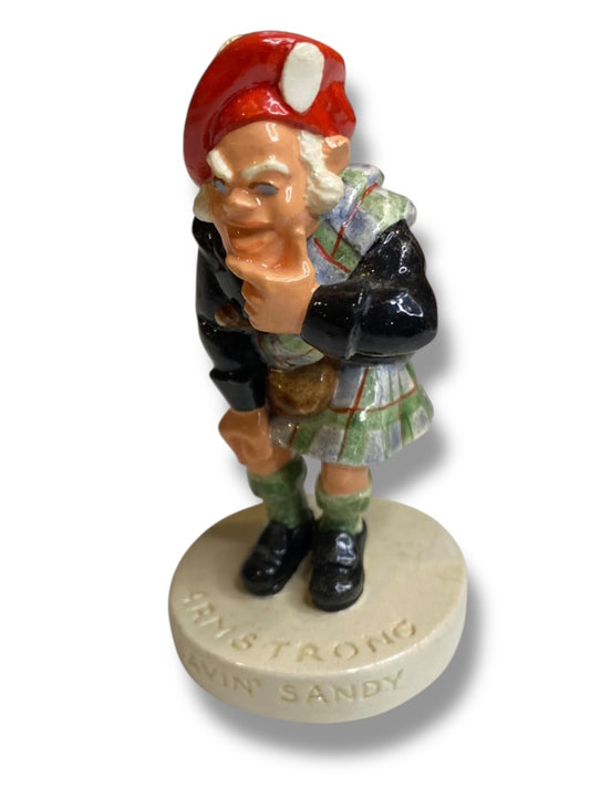 Vintage Sebastian Miniatures Savin' Sandy Armstrong Figurine 2.75"
