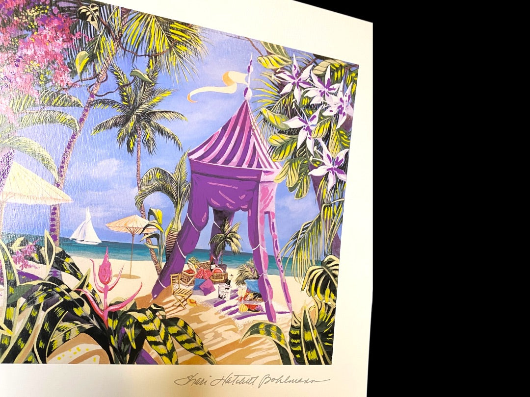 1999 Sherri Hatchett Bohlmann Fantasy Island Seriolithograph & COA Numbered