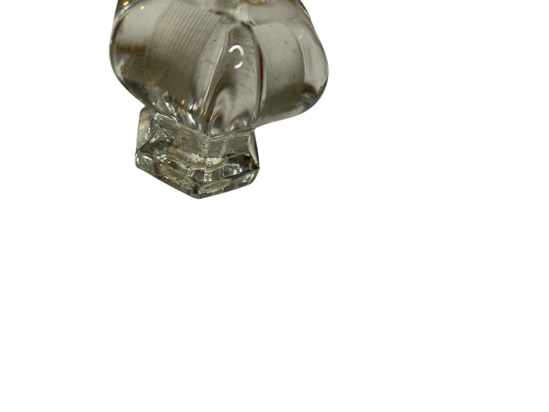 Glass Antique Drawer Knob Pull Clear 39mm 1.5" No Hardware