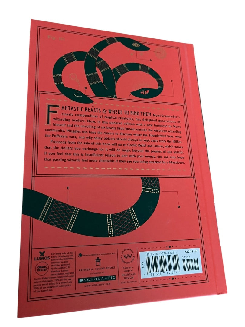 Box Set of 3 Hogwarts Library JK Rowling Quidditch Fantastic Beedle the Bard