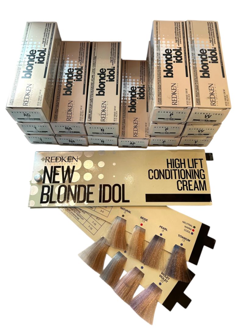 Lot of 19 Redken Blonde Idol Hair Colors Assorted Cream Oil Base Breaker