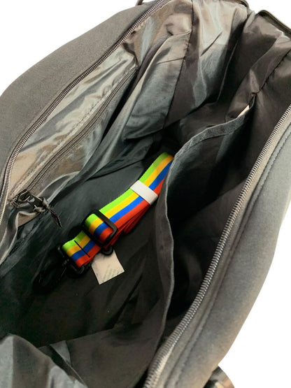 Ebay Branded Black Neoprene Tote Travel Bag 22 x 14x 7  Bag Rainbow Strap New