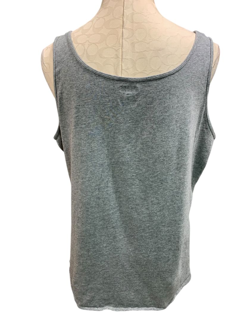 Size 2XL Duluth Trading Co Womens Gray Tank Top Shirt