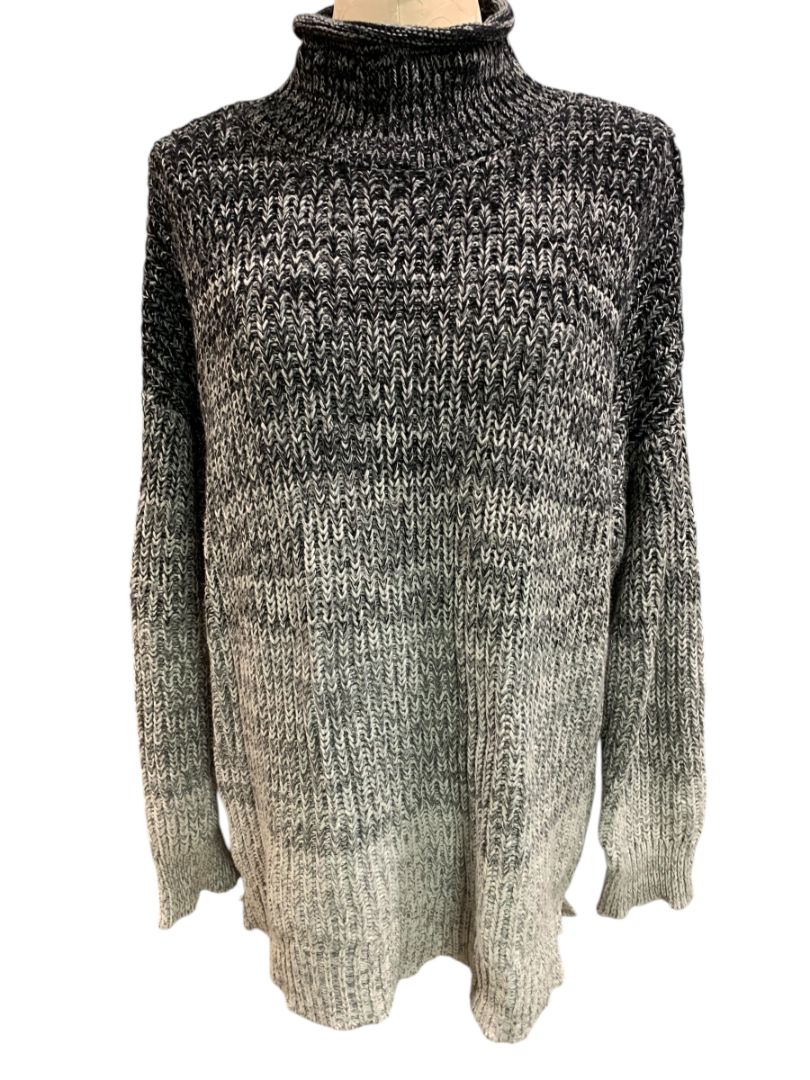 Size XL Haven Well Within Womens Chunky Knit Roll Turtleneck Sweater