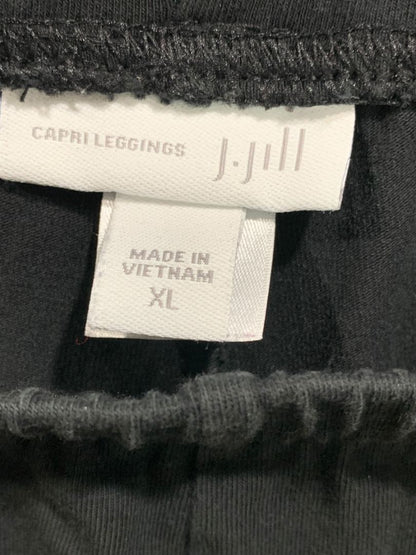 Size XL J.Jill Womens Soft Knit Pull On Capri Leggings