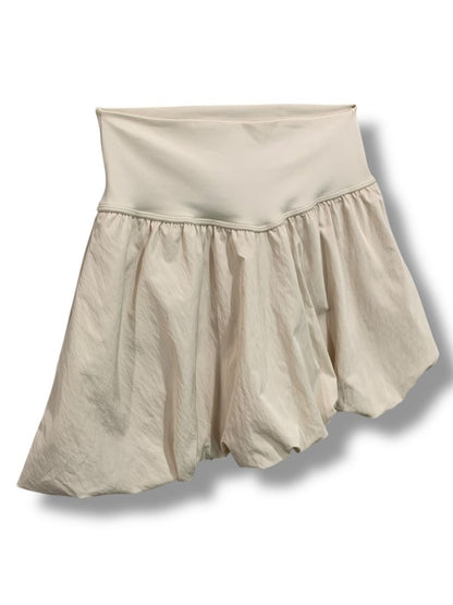Size Medium Offline by Aerie Bubble Mini Skirt Ivory Skort Undershort