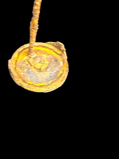 Vintage Esquire Scuff-Kote Clear Glass Shoe Polish Bottle and Cap 4"h