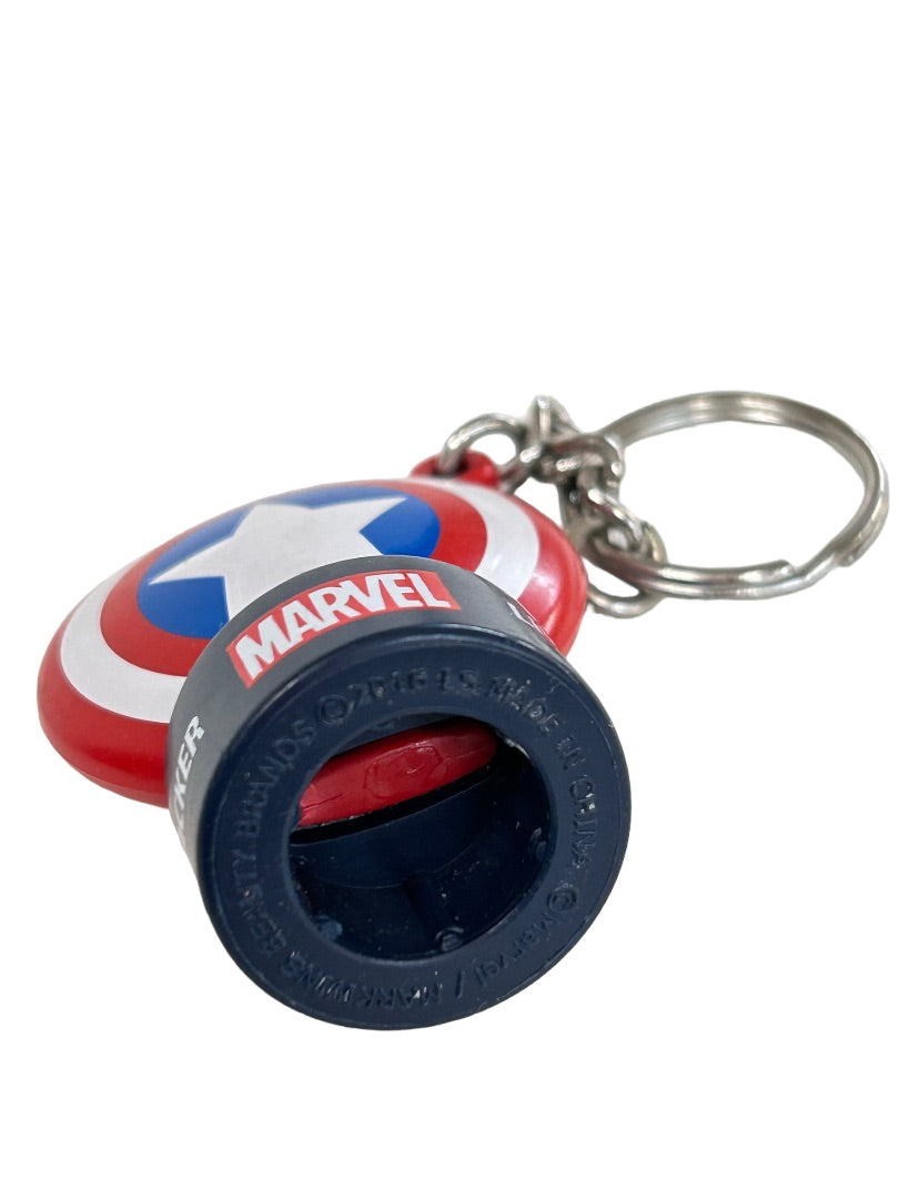 Marvel Lip Smackers Marvel Captain America Keyring Key Chain Promotional