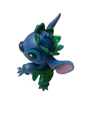 Disney Store Animators Lilo Hawaiian Stitch Figure 3" Hula Green Glitter