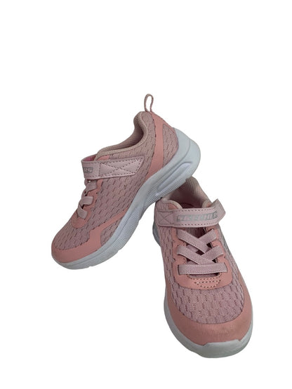 Size 9 Little Kids Skechers Light Pink Racer Gal Sneakers 302377N